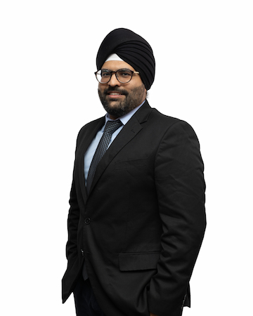 Partner with name Sachpreet with white background